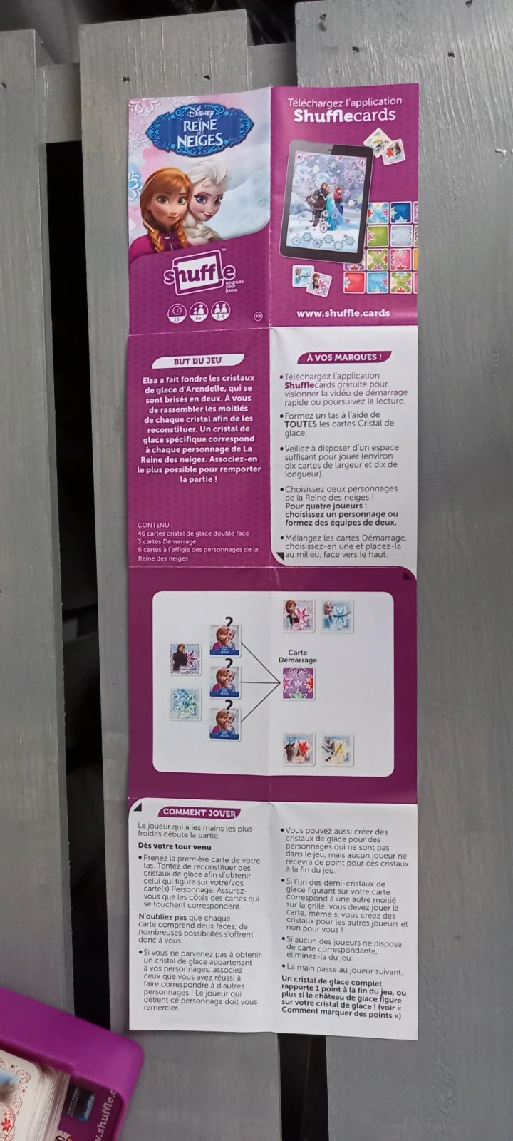 Shuffle cards la reine des neiges – photo 2